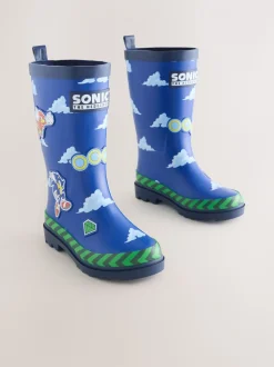 Bleu - Bottes en caoutchouc Sonic