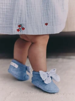 Bleu - Bottes Imprimé Bébé (0-18mois)