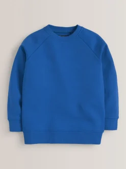 Bleu - Chandail scolaire à col roulé (3-16ans)