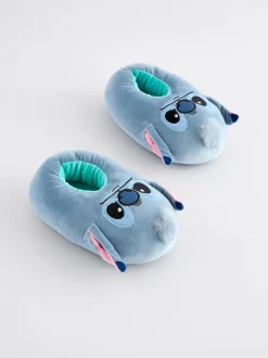 Bleu - Chaussons Lilo et Stitch en peluche