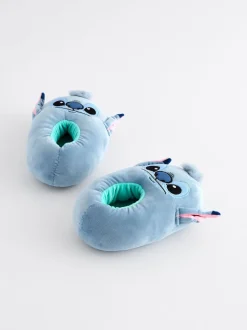 Bleu - Chaussons Lilo et Stitch en peluche