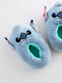 Bleu - Chaussons Lilo et Stitch en peluche