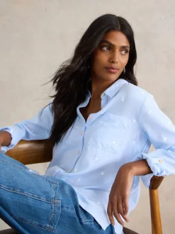 Bleu - Chemise White Stuff Sophie