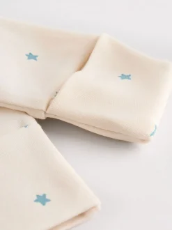 Bleu - Combinaison de nuit bébé, Body, Bonnet et Bavoirs bébé Ensemble 4 Pièces (0-12mois)