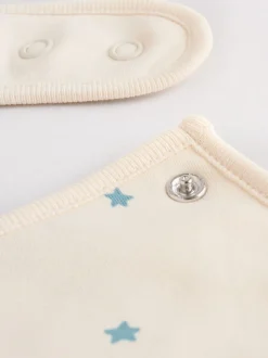 Bleu - Combinaison de nuit bébé, Body, Bonnet et Bavoirs bébé Ensemble 4 Pièces (0-12mois)