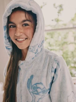 Bleu - Combinaison Lilo & Stitch en polaire Tout-en-un (3-16ans)