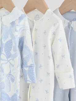 Bleu - Combinaisons de sommeil pour bébé 3 Pack (0mois-2ans)