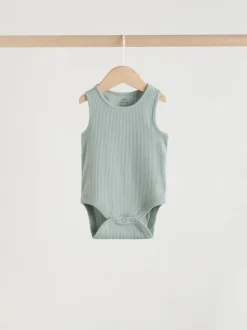 Bleu - Combinaisons pour bébés avec gilet 5 Pack
