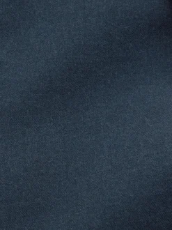 Bleu - Coupe ajustée Textured Flannel Suit Veste