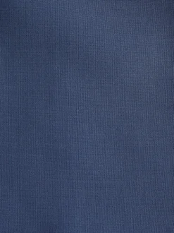 Bleu - Coupe ajustée Wool Blend Motionflex Costume Veste