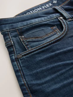 Bleu - Coupe fuselée régulière - Jean Motionflex