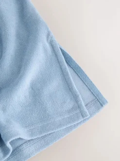 Bleu - Couverture zippée en éponge (3mois7ans)