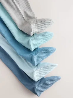 Bleu - Dors-bien bébé à fermeture éclair bidirectionnelle (0-2ans)