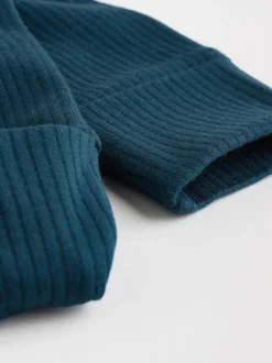 Bleu - Dors-bien bébé à fermeture éclair bidirectionnelle (0-2ans)