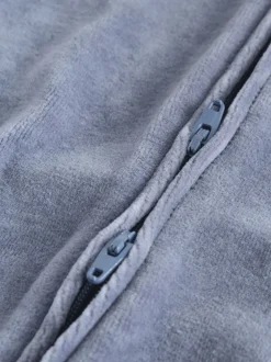 Bleu - Dors-bien bébé en velours à fermeture éclair bidirectionnelle, lot de 2 (0mois-2ans)