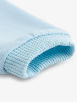 Bleu - Dors-bien Moschino bébé à logo, bonnet et bavoir avec coffret cadeau