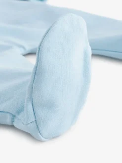 Bleu - Dors-bien Moschino bébé à logo, bonnet et bavoir avec coffret cadeau