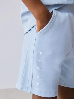 Bleu - Ensemble polo et short Baker By Ted Baker texturés