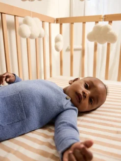 Bleu - Ensemble pull et legging en maille bébé (0 mois-2 ans)