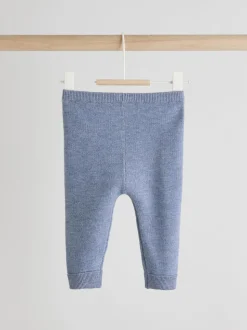 Bleu - Ensemble pull et legging en maille bébé (0 mois-2 ans)