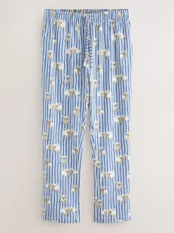 Bleu - Ensemble pyjama à manches courtes en jersey Hamish the Highland Cow