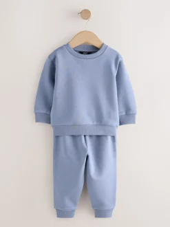 Bleu - Ensemble sweat-shirt et jogging (3mois-7ans)