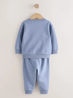 Bleu - Ensemble sweat-shirt et jogging (3mois-7ans)