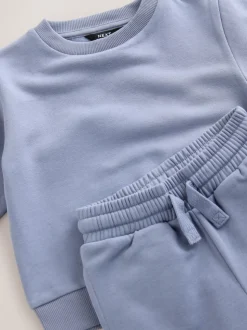 Bleu - Ensemble sweat-shirt et jogging (3mois-7ans)