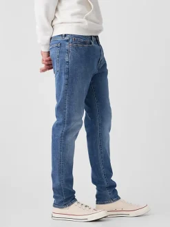 Bleu - Gap Coupe ajustée Comfort Extensible Tapered Jeans
