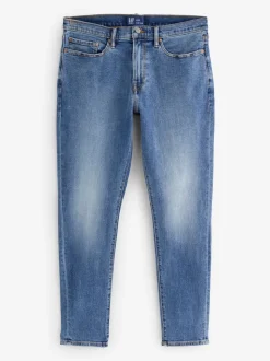 Bleu - Gap Coupe ajustée Comfort Extensible Tapered Jeans