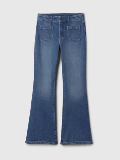 Bleu - Gap Jean évasé taille haute des années 70(5-13ans)