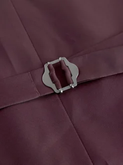 Bleu - Gilet de costume à carreaux