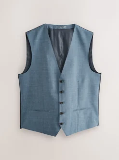 Bleu - Gilet de laine Signature Nova Fides