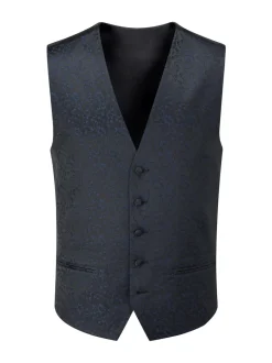 Bleu - Gilet Skopes Party Motif paisley