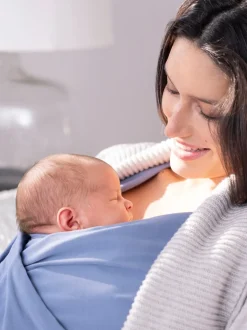 Bleu - Haut Seraphine Skin to Skin bébé sans manches