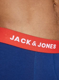 Bleu - Jack & Jones Caleçon boxeur 5 Pack