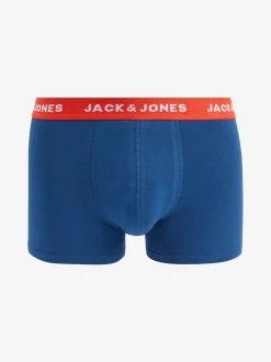 Bleu - Jack & Jones Caleçon boxeur 5 Pack