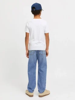 Bleu - JACK & JONES Jean Chris Junior coupe décontractée