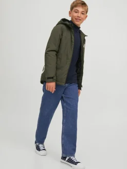 Bleu - JACK & JONES Jean Chris Junior coupe décontractée