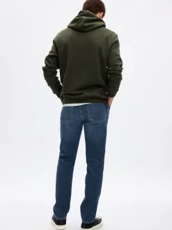 Bleu - Jean ajusté extensible Gap