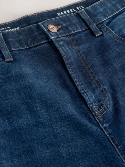 Bleu - Jean extensible classique coupe ballon