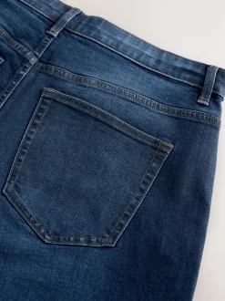 Bleu - Jean extensible classique coupe ballon