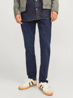 Bleu - Jean JACK & JONES Mike Original coupe fuselée