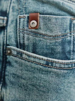 Bleu - Jean Signature brossé douillet en laine