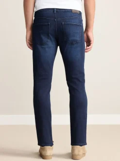 Bleu - Jean Signature ultra doux au toucher Denim