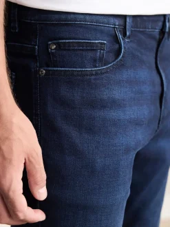 Bleu - Jean Signature ultra doux au toucher Denim