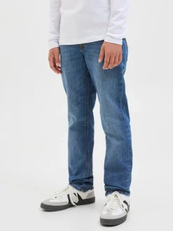 Bleu - Jean slim JACK & JONES JUNIOR Glenn bleu