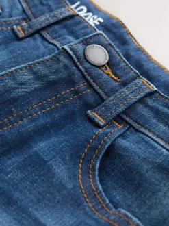 Bleu - Jeans extensibles (3-17yrs)