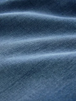 Bleu - Jeansextensible classique coupe fuselée régulière