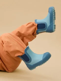 Bleu - KIDLY by MORI Bottes de pluie courtes